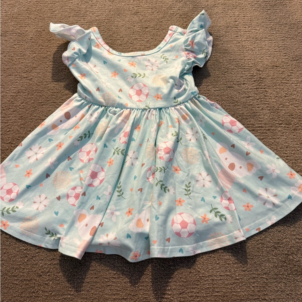 ⭐️3 for $25⭐️Dot Dot Smile Pastel Floral Kids Dress